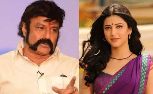 Shruthi Haasan Escaped From Balakrishna's Project