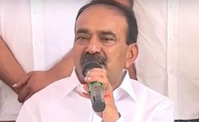 Eatala Rajender quits Telangana Assembly, TRS