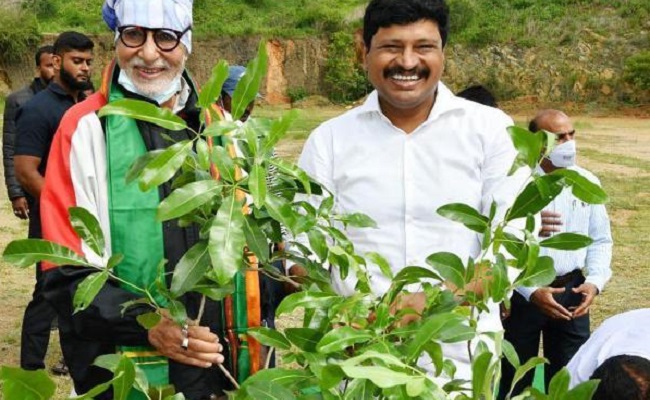 Amitabh Bachchan Endorses Green India Challenge