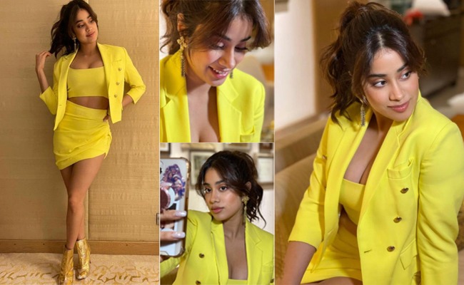 Pics: Janhvi Kapoor's Killer Look In Yellow