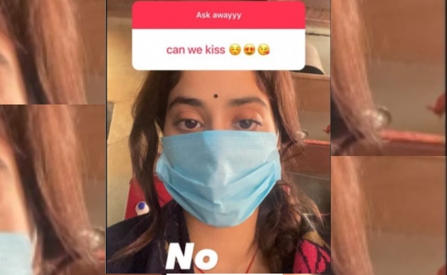 Janhvi Kapoor refuses to kiss fan amid pandemic