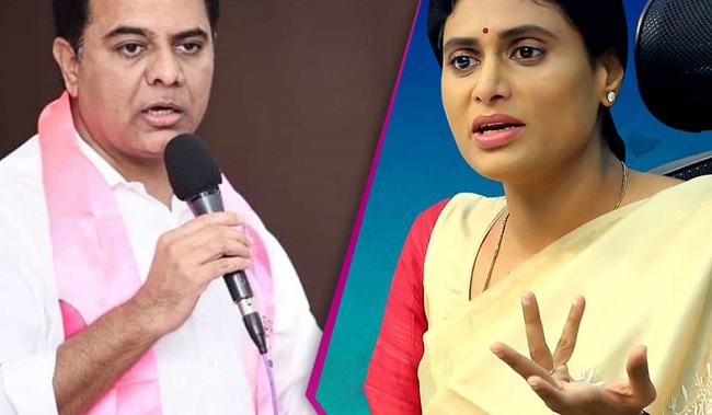 Sharmila Greets KTR With A Suicide Video!