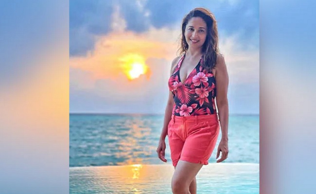 Pic: Madhuri Dixit's Beautiful Beach Look