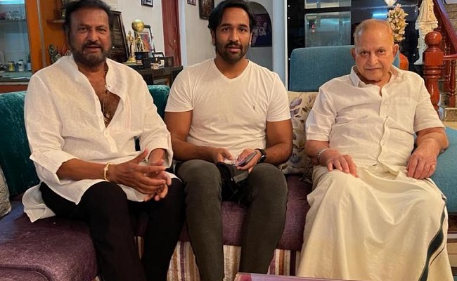 Manchu Vishnu Gets the Support of Superstar