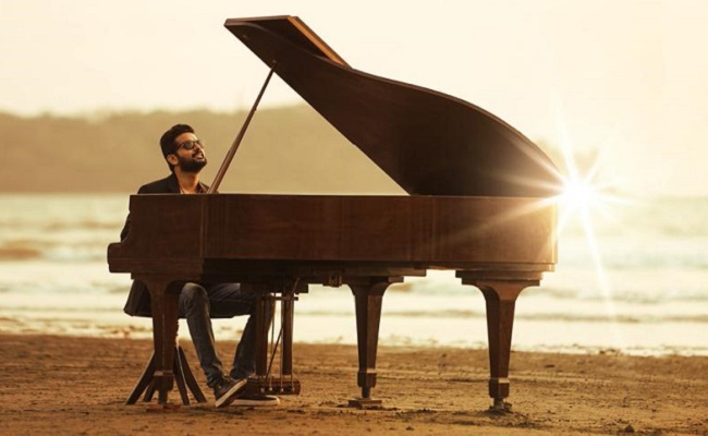 Pic Talk: Maestro Nithiin Plays Piano At A Beach