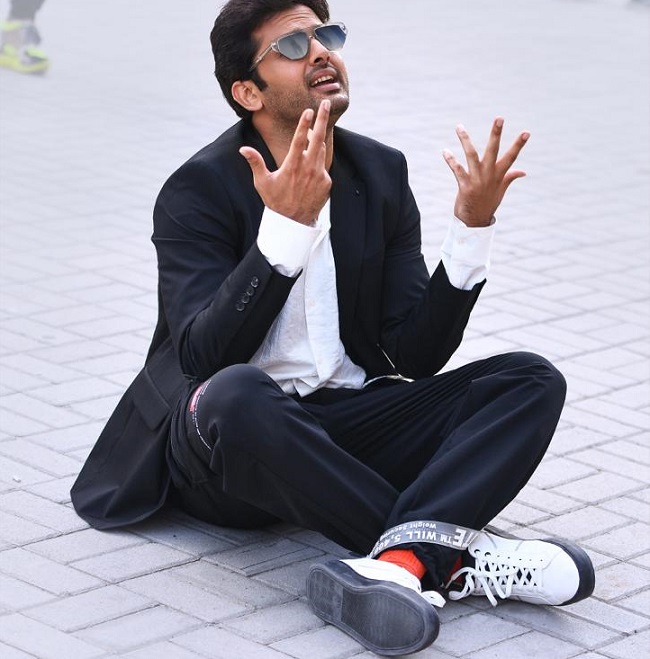 Pic Talk: Nithiin In Dejection, Sits On Floor