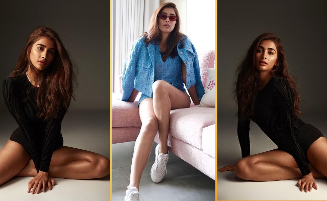 Pics: Pooja Hegde's Long Leg Show