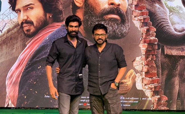 Rana Stunned me in Aranya: Venkatesh