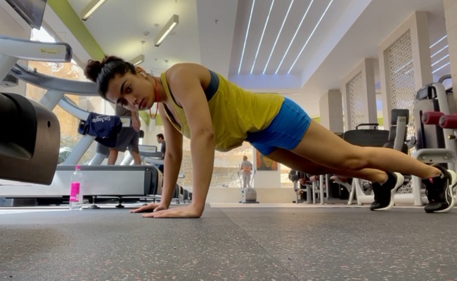 Watch: Rashmika Takes Wild Dog Push-up Challenge