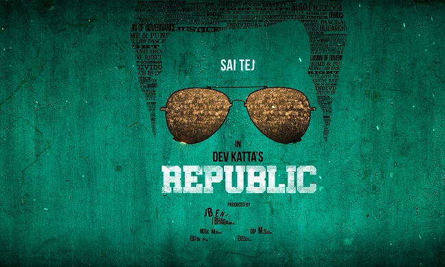 Motion Poster: Sai Tej Gives The Definition For Republic