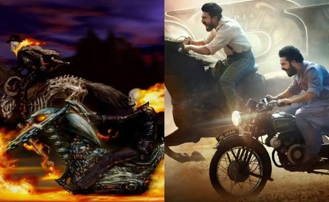 RRR Poster Copied from Ghost Rider?