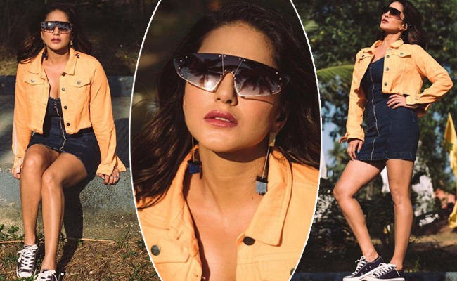 Pics: Sun-kissed Sunny spreads warmth on the web